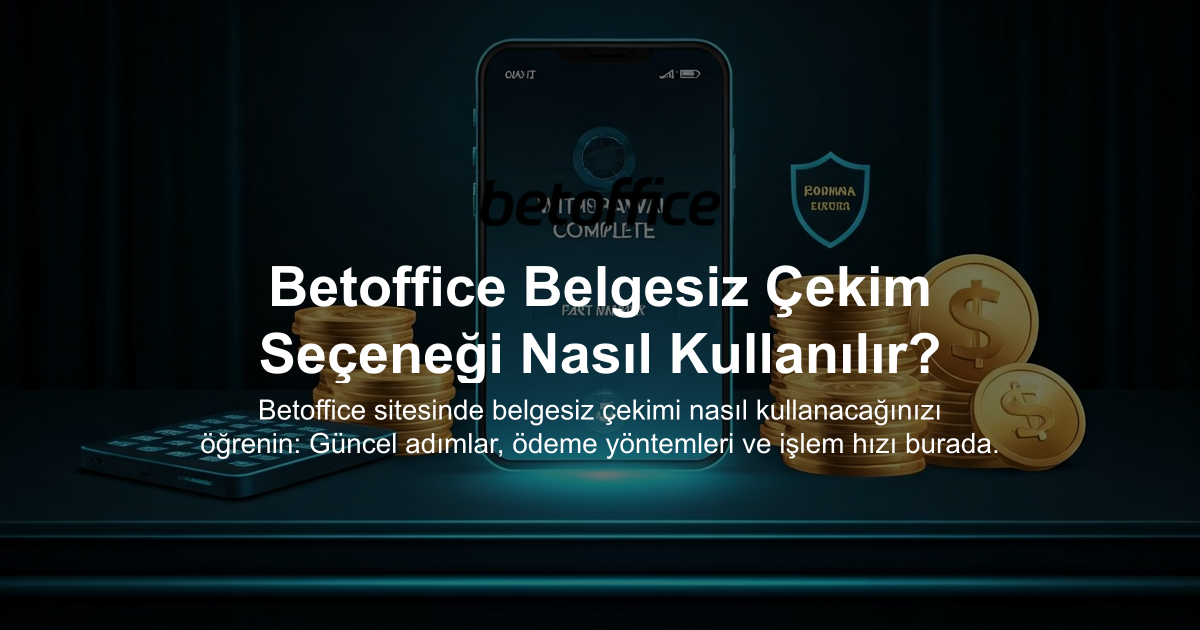 Betoffice Belgesiz Çekim Seçeneği Nasıl Kullanılır?
